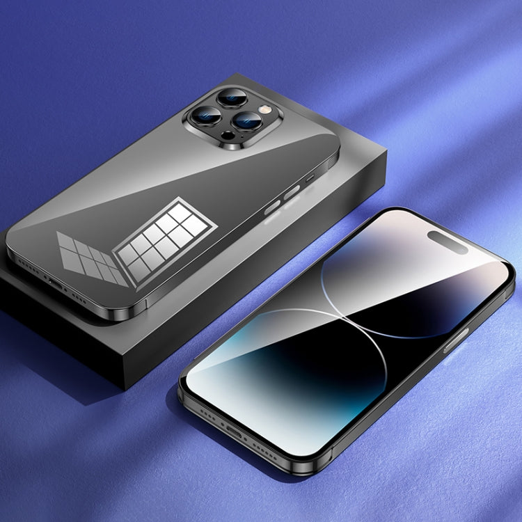 For iPhone 13 Pro Max Colorful Stainless Steel Phone Case(Graphite Grey) - iPhone 13 Pro Max Cases by buy2fix | Online Shopping UK | buy2fix
