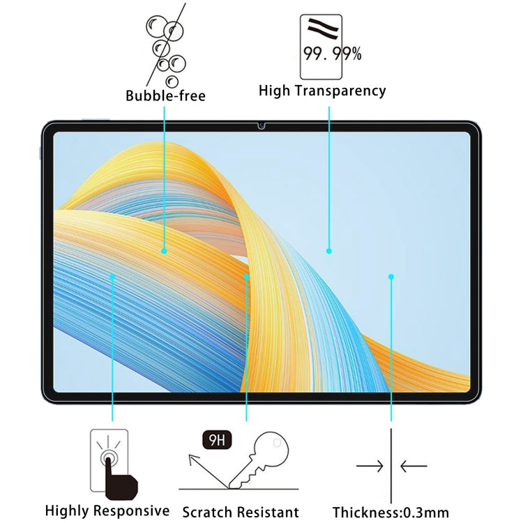 For Honor Pad V8 Pro / Pad 9 2pcs 9H 2.5D Explosion-proof Tempered Tablet Glass Film - Others by buy2fix | Online Shopping UK | buy2fix