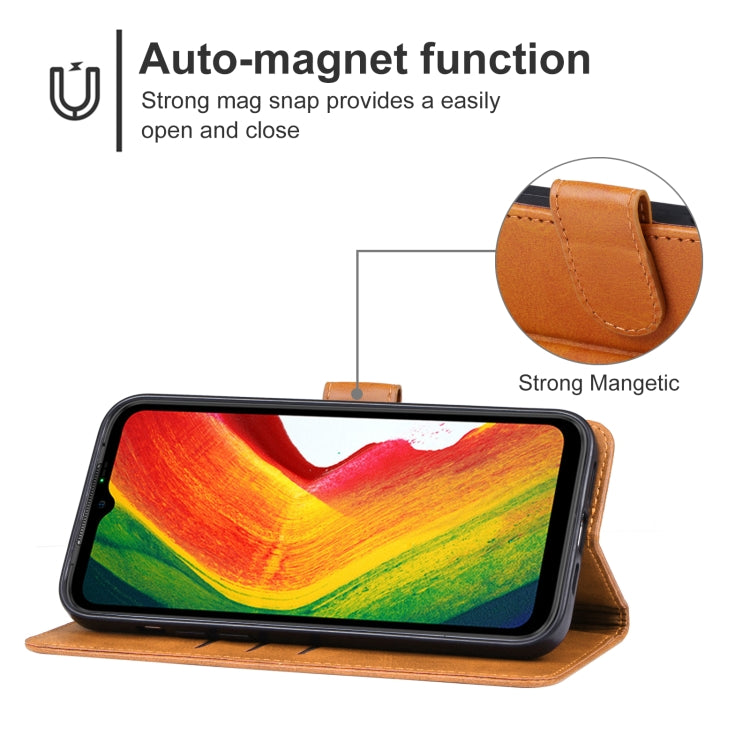 For Ulefone Power Armor 19 Leather Phone Case(Brown) by buy2fix