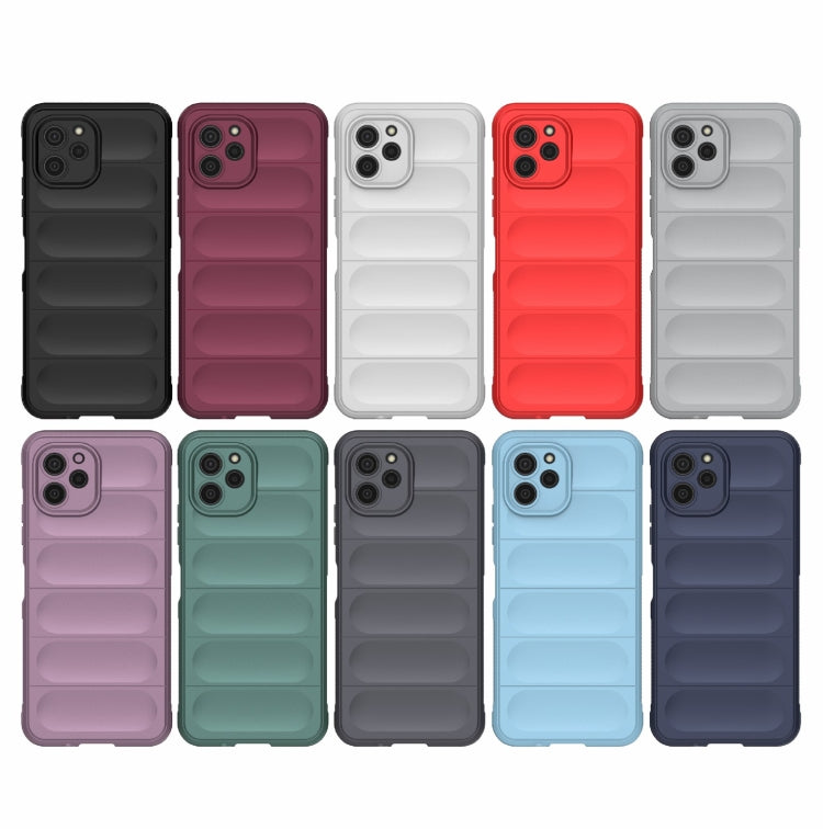 For Huawei nova Y61 Magic Shield TPU + Flannel Phone Case(Dark Blue) - Huawei Cases by buy2fix | Online Shopping UK | buy2fix