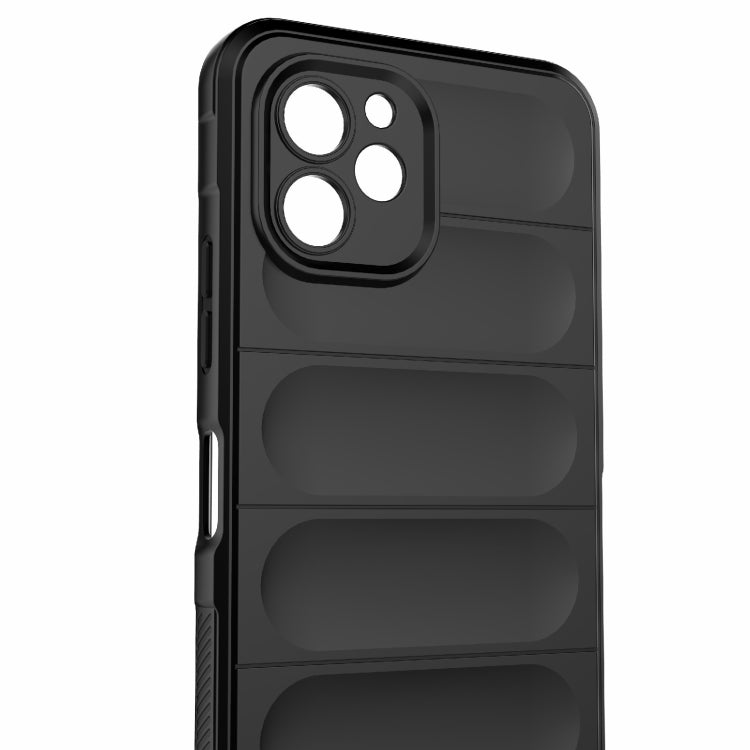 For Huawei nova Y61 Magic Shield TPU + Flannel Phone Case(Black) - Huawei Cases by buy2fix | Online Shopping UK | buy2fix