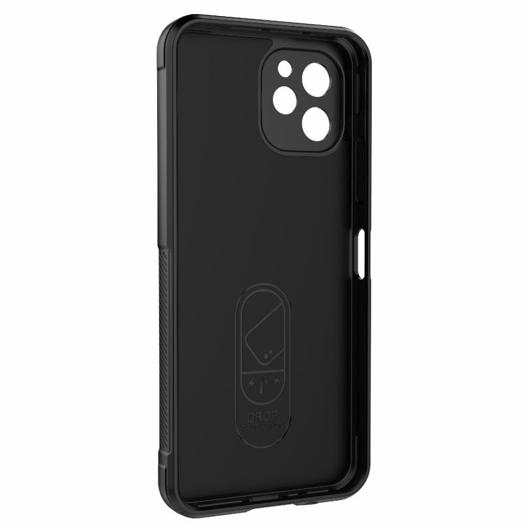 For Huawei nova Y61 Magic Shield TPU + Flannel Phone Case(Black) - Huawei Cases by buy2fix | Online Shopping UK | buy2fix