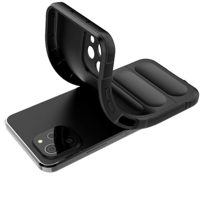 For Huawei nova Y61 Magic Shield TPU + Flannel Phone Case(White) - Huawei Cases by buy2fix | Online Shopping UK | buy2fix