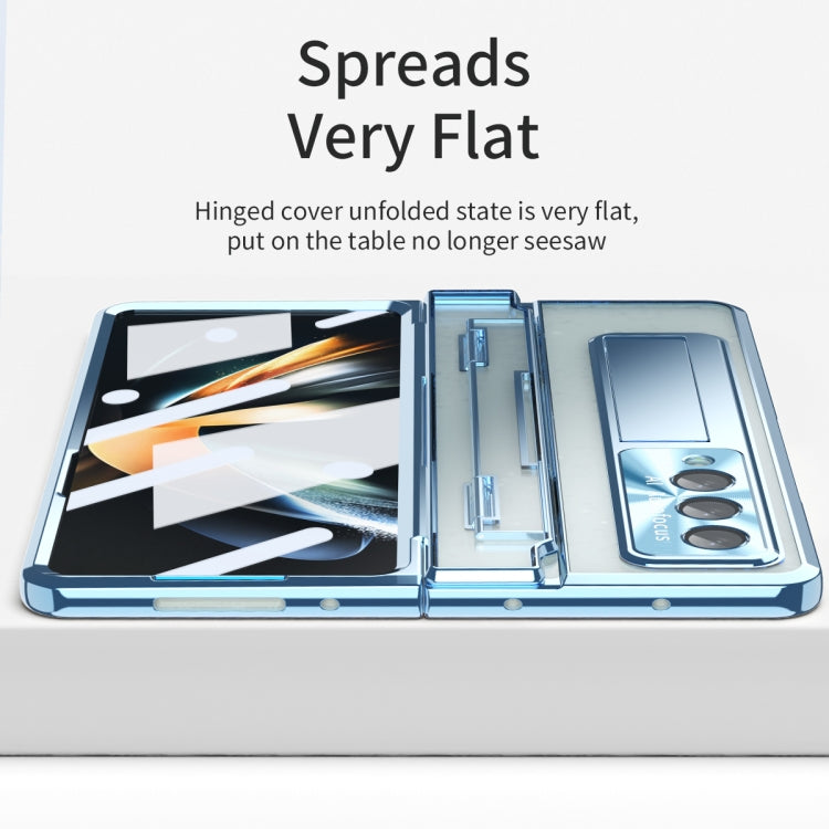 For Samsung Galaxy Z Fold4 Phantom Series Integrated Folding Phone Case(Blue) - Galaxy Z Fold4 5G Cases by buy2fix | Online Shopping UK | buy2fix