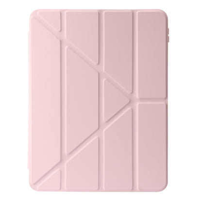 For iPad 2025 / 2022 Deformation Transparent Acrylic Leather Tablet Case(Pink) - iPad 2025 / 2022 Cases by buy2fix | Online Shopping UK | buy2fix