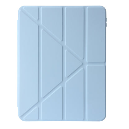 For iPad 2025 / 2022 Deformation Transparent Acrylic Leather Tablet Case(Sky Blue) - iPad 2025 / 2022 Cases by buy2fix | Online Shopping UK | buy2fix