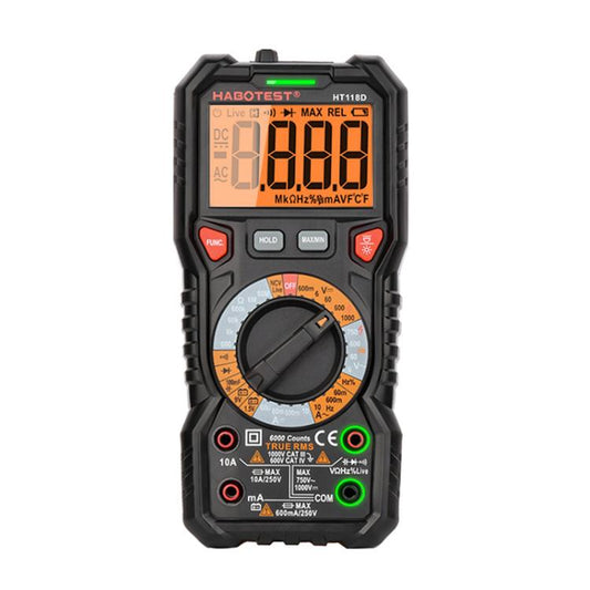 HABOTEST HT118D Portable High-precision Manual Digital Multimeter by HABOTEST