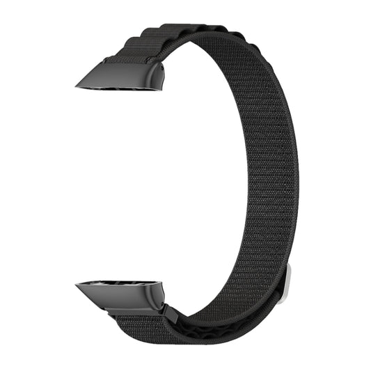 For Huawei Band 6 / Honor Band 6 / 7 MIJOBS Nylon Breathable Watch Band(Black) by MIJOBS