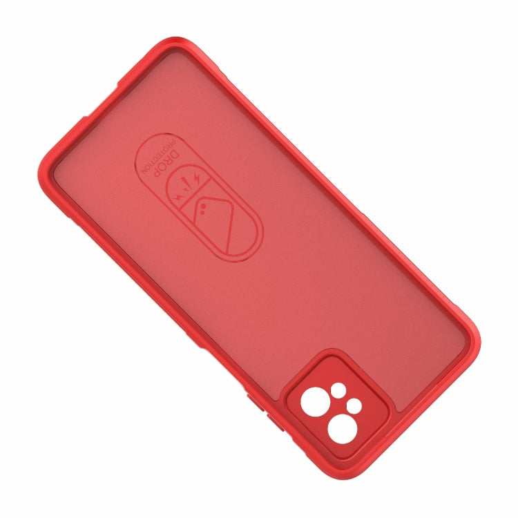 For Motorola Moto G32 Magic Shield TPU + Flannel Phone Case(Red) - Motorola Cases by buy2fix | Online Shopping UK | buy2fix