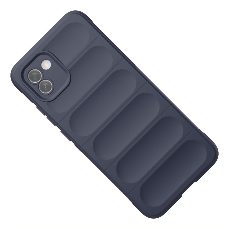 For Samsung Galaxy A03 Global Magic Shield TPU + Flannel Phone Case(Dark Grey) by buy2fix