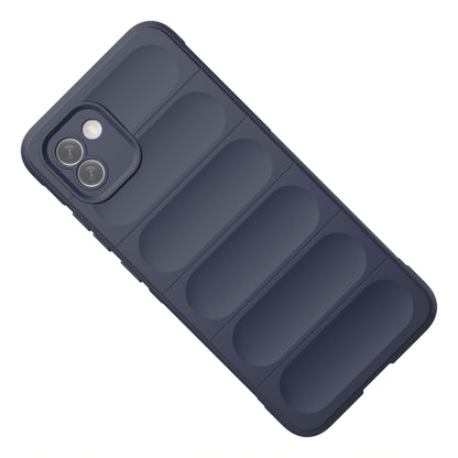 For Samsung Galaxy A03 Global Magic Shield TPU + Flannel Phone Case(Dark Grey) by buy2fix