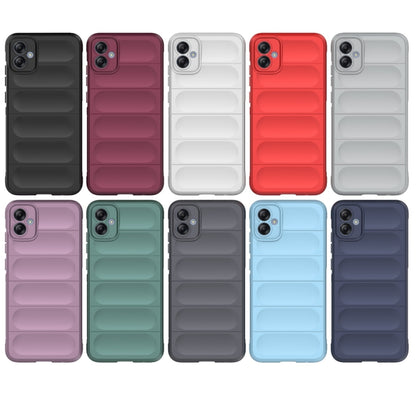 For Samsung Galaxy A04e 4G Magic Shield TPU + Flannel Phone Case(Dark Green) by buy2fix