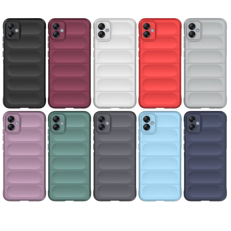 For Samsung Galaxy A04e 4G Magic Shield TPU + Flannel Phone Case(Grey) by buy2fix