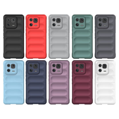 For Xiaomi 13 Pro 5G Magic Shield TPU + Flannel Phone Case(Purple) - 13 Pro Cases by buy2fix | Online Shopping UK | buy2fix