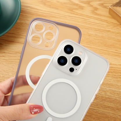 For iPhone 13 Pro Matte MagSafe Magnetic Phone Case(White) - iPhone 13 Pro Cases by buy2fix | Online Shopping UK | buy2fix