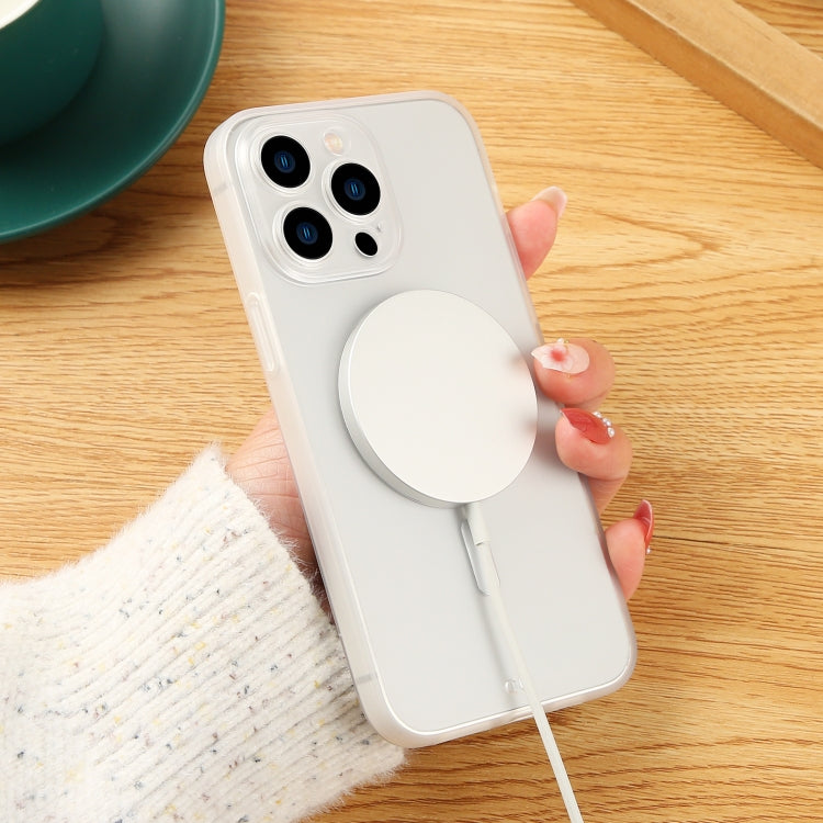 For iPhone 13 Matte MagSafe Magnetic Phone Case(Purple) by buy2fix