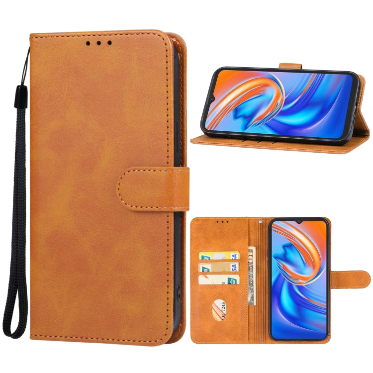 For Blackview BV9200 Leather Phone Case(Brown) - More Brand by buy2fix | Online Shopping UK | buy2fix