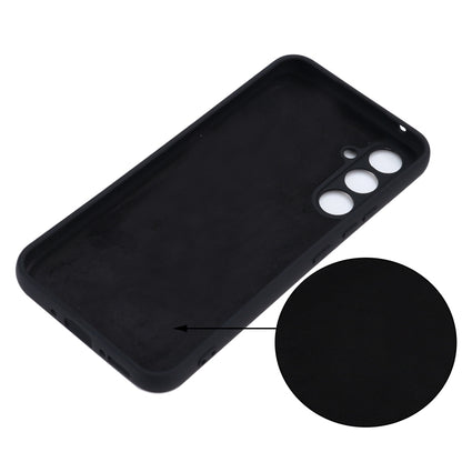 For Samsung Galaxy A54 5G Solid Color Liquid Silicone Dropproof Full Coverage Phone Case(Black) by buy2fix
