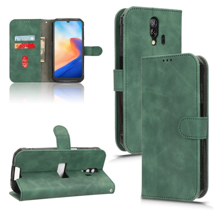 For Blackview BV7200 Skin Feel Magnetic Flip Leather Phone Case(Green) - More Brand by buy2fix | Online Shopping UK | buy2fix