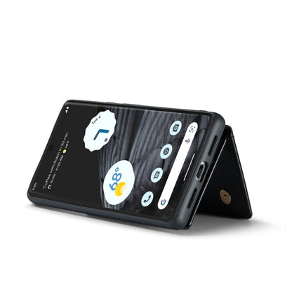 For Google Pixel 7 Pro DG.MING M3 Series Glitter Powder Card Bag Leather Case(Black) by DG.MING