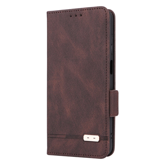 For Ulefone Note 14 Magnetic Clasp Leather Phone Case(Brown) by buy2fix