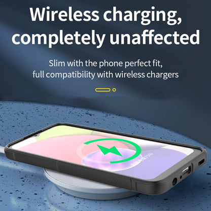 For Samsung Galaxy A03s India Version Magic Shield TPU + Flannel Phone Case(Wine Red) by buy2fix