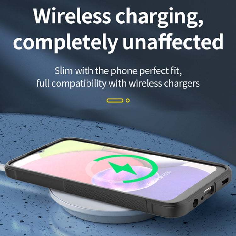 For Samsung Galaxy A03s India Version Magic Shield TPU + Flannel Phone Case(Red) by buy2fix