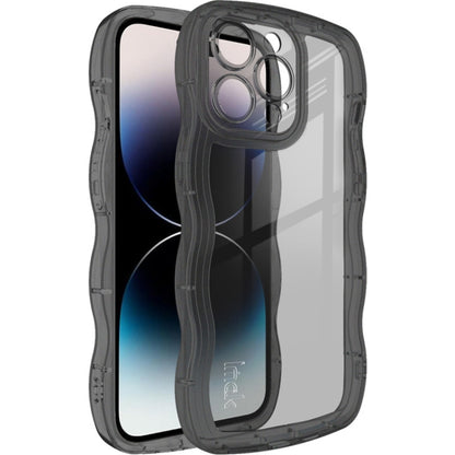 For iPhone 14 Pro IMAK UX-8 Series Transparent Shockproof TPU Phone Case(Transparent Black) - iPhone 14 Pro Cases by imak | Online Shopping UK | buy2fix