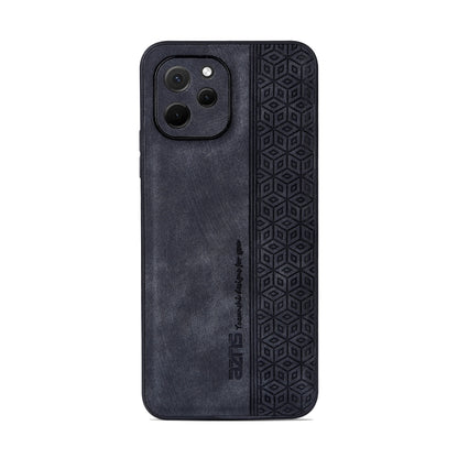 For Huawei Enjoy 50z / nova Y61 AZNS 3D Embossed Skin Feel Phone Case(Black) - Huawei Cases by AZNS | Online Shopping UK | buy2fix