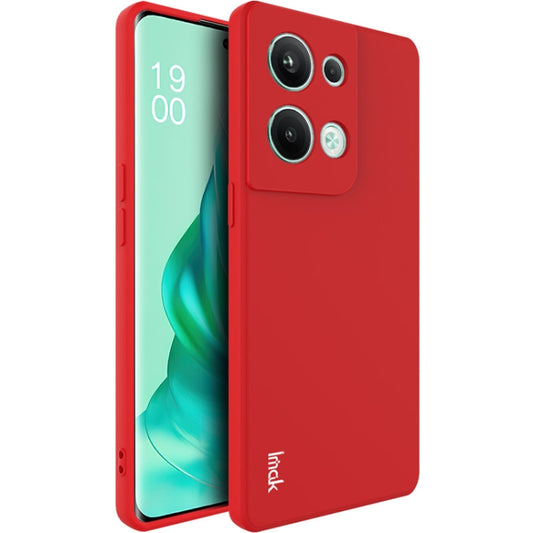 For OPPO OPPO Reno9 Pro+ 5G IMAK UC-4 Series Straight Edge TPU Soft Phone Case(Red) - OPPO Cases by imak | Online Shopping UK | buy2fix