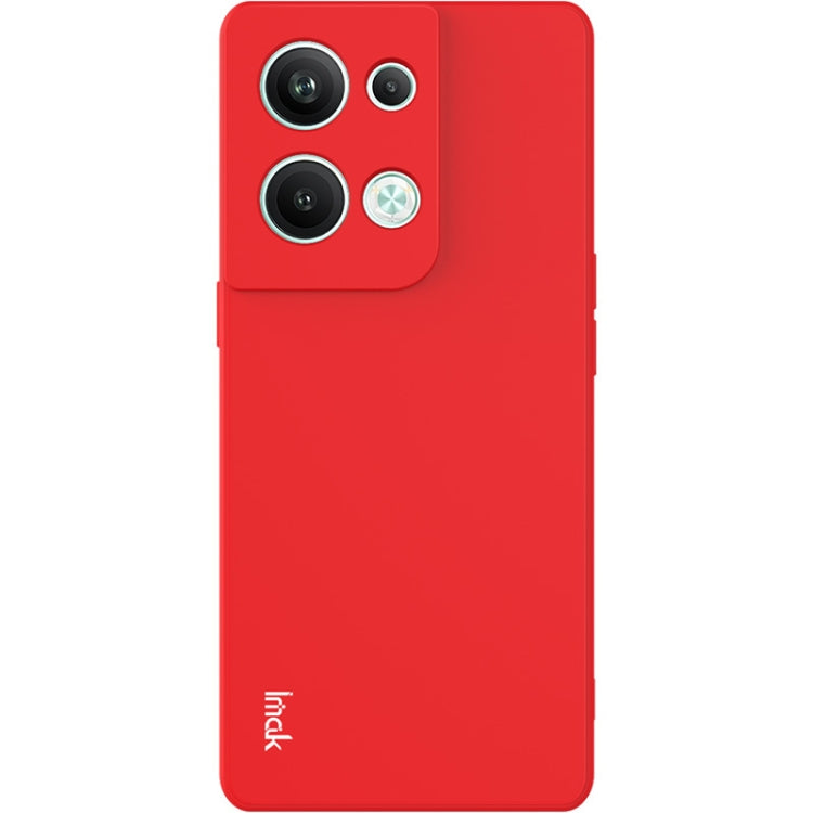 For OPPO OPPO Reno9 Pro+ 5G IMAK UC-4 Series Straight Edge TPU Soft Phone Case(Red) - OPPO Cases by imak | Online Shopping UK | buy2fix