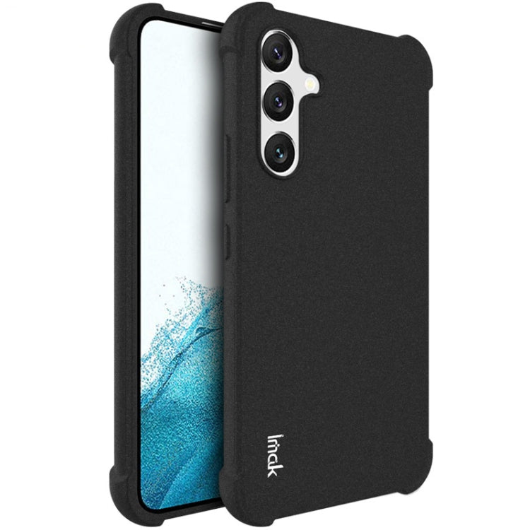 For Samsung Galaxy A54 5G imak Shockproof Airbag TPU Phone Case(Matte Black) - Galaxy Phone Cases by imak | Online Shopping UK | buy2fix