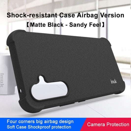 For Samsung Galaxy A54 5G imak Shockproof Airbag TPU Phone Case(Matte Black) by imak