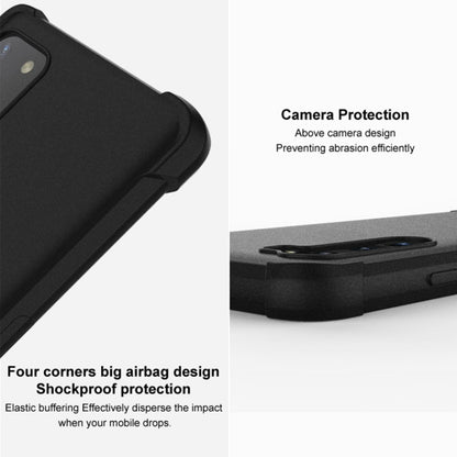For Samsung Galaxy A54 5G imak Shockproof Airbag TPU Phone Case(Matte Black) - Galaxy Phone Cases by imak | Online Shopping UK | buy2fix