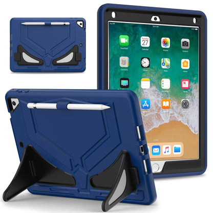 For iPad 9.7 2018/2017 / Pro 9.7 2016 / Air 2 Silicone + PC Shockproof Protective Tablet Case(Navy Blue+Black) - iPad 9.7 (2018) & (2017) Cases by buy2fix | Online Shopping UK | buy2fix