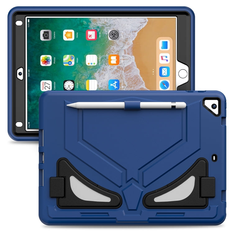 For iPad 9.7 2018/2017 / Pro 9.7 2016 / Air 2 Silicone + PC Shockproof Protective Tablet Case(Navy Blue+Black) - iPad 9.7 (2018) & (2017) Cases by buy2fix | Online Shopping UK | buy2fix