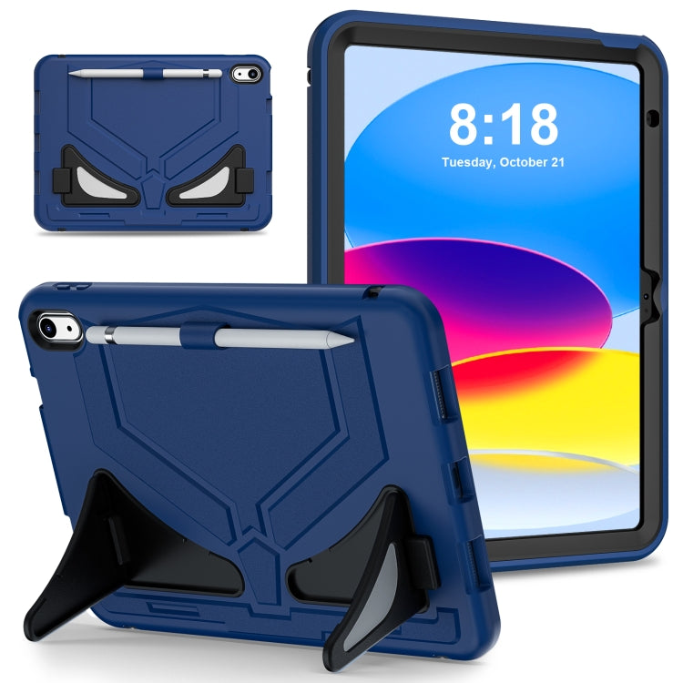For iPad 2025 / 2022 Silicone + PC Shockproof Protective Tablet Case(Navy Blue+Black) - iPad 2025 / 2022 Cases by buy2fix | Online Shopping UK | buy2fix