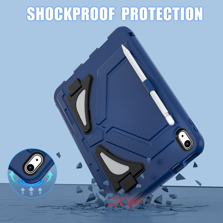 For iPad 2025 / 2022 Silicone + PC Shockproof Protective Tablet Case(Navy Blue+Black) - iPad 2025 / 2022 Cases by buy2fix | Online Shopping UK | buy2fix