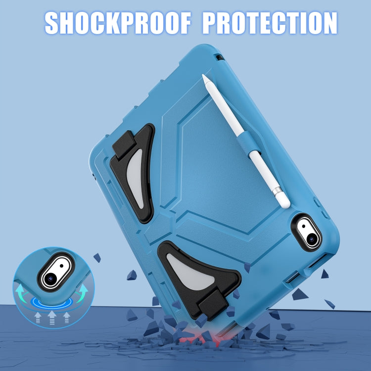 For iPad 2025 / 2022 Silicone + PC Shockproof Protective Tablet Case(Light Blue+Black) - iPad 2025 / 2022 Cases by buy2fix | Online Shopping UK | buy2fix