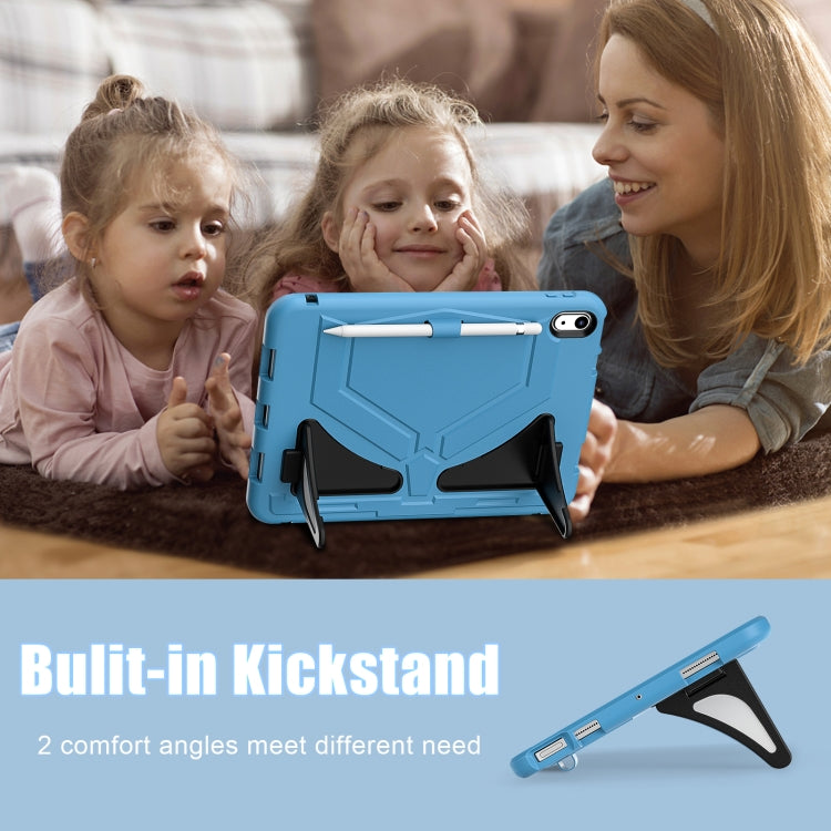 For iPad 2025 / 2022 Silicone + PC Shockproof Protective Tablet Case(Light Blue+Black) - iPad 2025 / 2022 Cases by buy2fix | Online Shopping UK | buy2fix