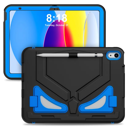 For iPad 2025 / 2022 Silicone + PC Shockproof Protective Tablet Case(Black+Blue) - iPad 2025 / 2022 Cases by buy2fix | Online Shopping UK | buy2fix