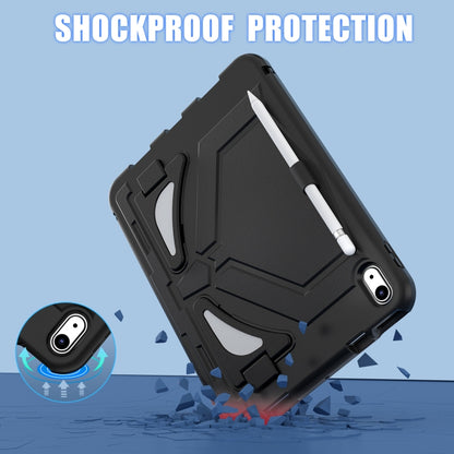 For iPad 2025 / 2022 Silicone + PC Shockproof Protective Tablet Case(Black) - iPad 2025 / 2022 Cases by buy2fix | Online Shopping UK | buy2fix