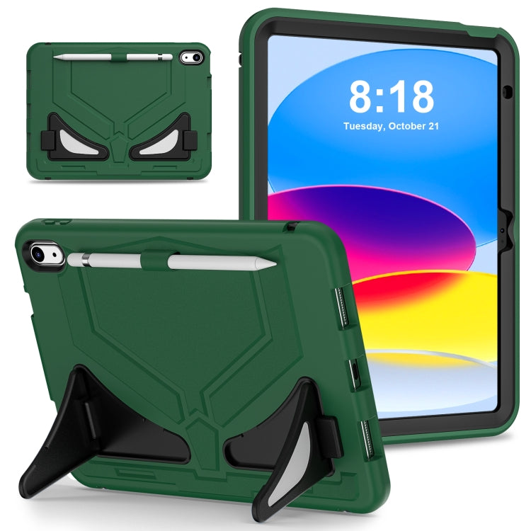 For iPad 2025 / 2022 Silicone + PC Shockproof Protective Tablet Case(Green+Black) - iPad 2025 / 2022 Cases by buy2fix | Online Shopping UK | buy2fix
