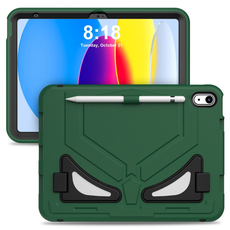 For iPad 2025 / 2022 Silicone + PC Shockproof Protective Tablet Case(Green+Black) - iPad 2025 / 2022 Cases by buy2fix | Online Shopping UK | buy2fix