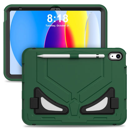 For iPad 2025 / 2022 Silicone + PC Shockproof Protective Tablet Case(Green+Black) - iPad 2025 / 2022 Cases by buy2fix | Online Shopping UK | buy2fix