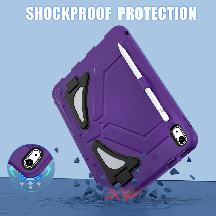 For iPad 2025 / 2022 Silicone + PC Shockproof Protective Tablet Case(Purple+Black) - iPad 2025 / 2022 Cases by buy2fix | Online Shopping UK | buy2fix