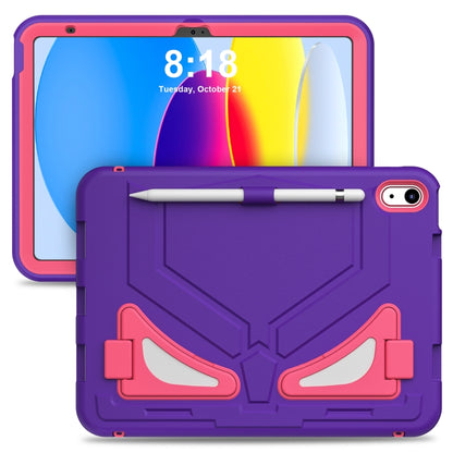 For iPad 2025 / 2022 Silicone + PC Shockproof Protective Tablet Case(Purple+Rose) - iPad 2025 / 2022 Cases by buy2fix | Online Shopping UK | buy2fix