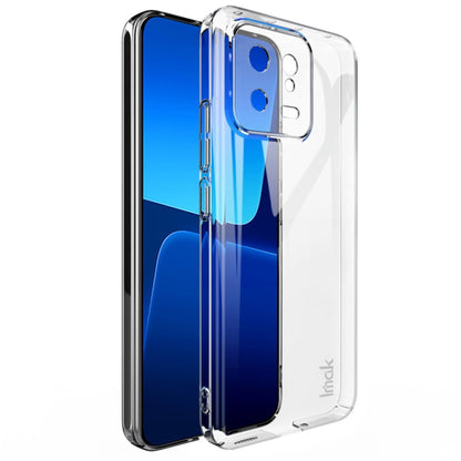 For Xiaomi 13 5G 7.98mm Glass Version imak Wing II Pro Series Wear-resisting Crystal Phone Protective Case(Transparent) - 13 Cases by imak | Online Shopping UK | buy2fix