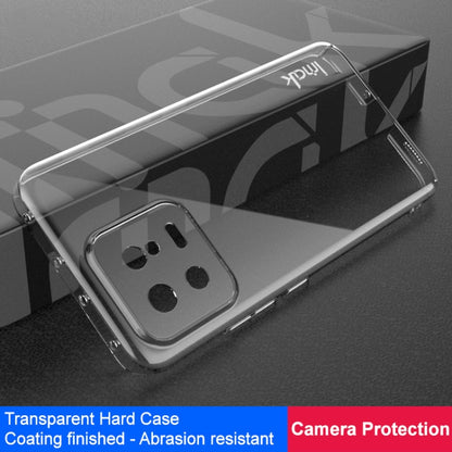 For Xiaomi 13 5G 7.98mm Glass Version imak Wing II Pro Series Wear-resisting Crystal Phone Protective Case(Transparent) - 13 Cases by imak | Online Shopping UK | buy2fix