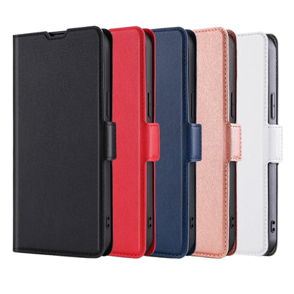For OnePlus 11 Ultra-thin Voltage Side Buckle Horizontal Flip Leather Phone Case(Red) by buy2fix